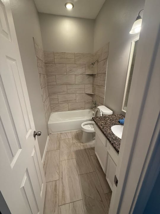 Finished bathroom renovation