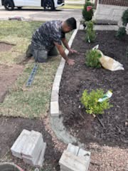 Flower bed edging